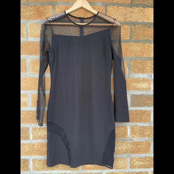 PINKO - ISACCO DRESS ISAAC - BLACK size 6 - Picture 3 of 16